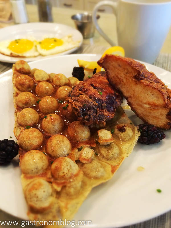 Over Easy Chicken and Waffle